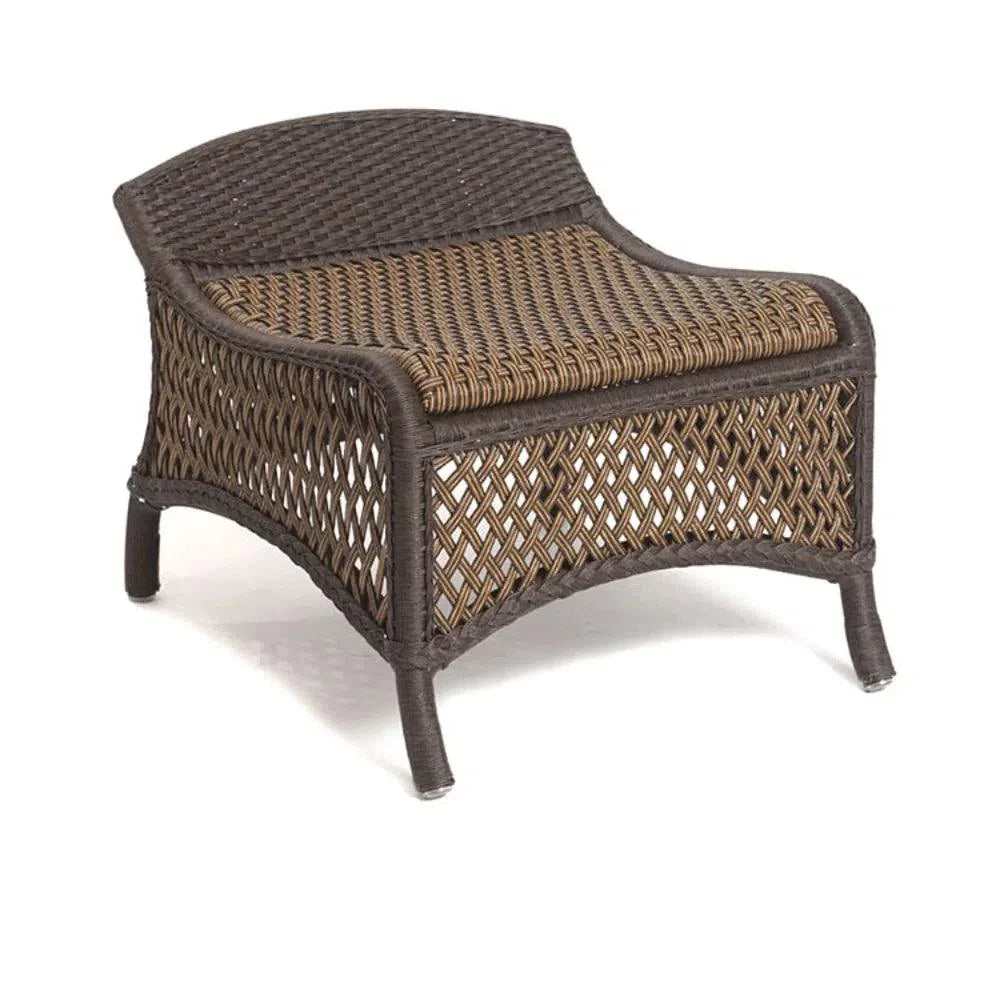 Grand Traverse 3Pc Set Lounge Chair Table &amp; Ottoman - LOOMLAN - Lloyd Flanders - Outdoor Lounge Sets