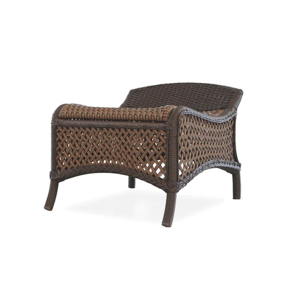 Grand Traverse 3Pc Set Lounge Chair Table &amp; Ottoman - LOOMLAN - Lloyd Flanders - Outdoor Lounge Sets