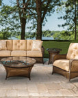 Lloyd Flanders Grand Traverse Deep Sofa Set Lounge Chairs & Tables