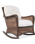 Grand Traverse Lounge Rocker Chair Sunbrella Cushions - LOOMLAN - Lloyd Flanders - Outdoor Lounge Chairs