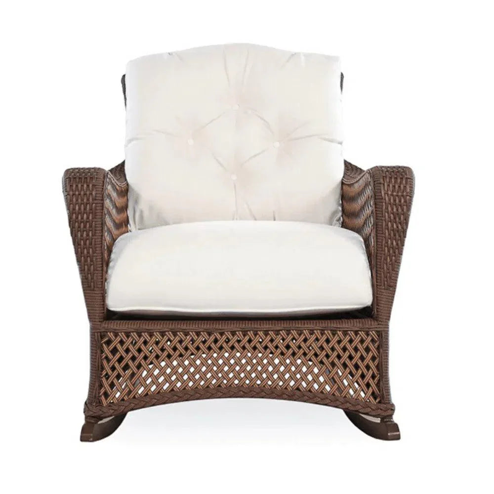 Grand Traverse Lounge Rocker Chair Sunbrella Cushions - LOOMLAN - Lloyd Flanders - Outdoor Lounge Chairs