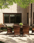 Grand Traverse Outdoor Dining Armchair Sunbrella - LOOMLAN - Lloyd Flanders - Outdoor Dining Chairs