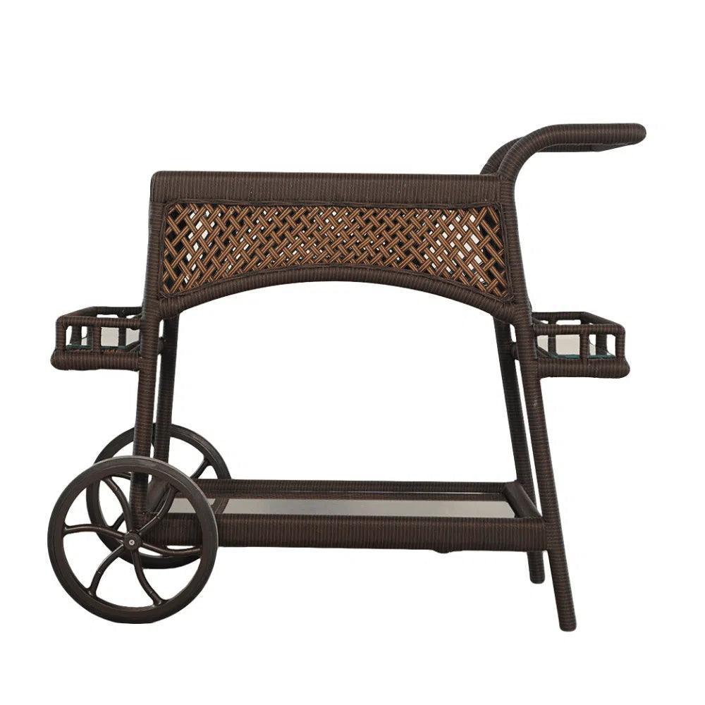 Lloyd Flanders Grand Traverse Outdoor Furniture Patio Bar Cart