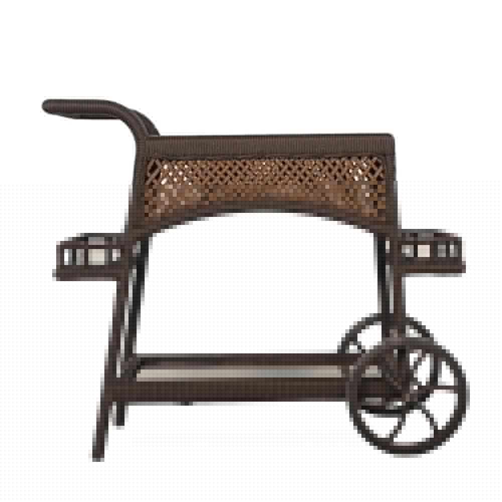 Lloyd Flanders Grand Traverse Outdoor Furniture Patio Bar Cart