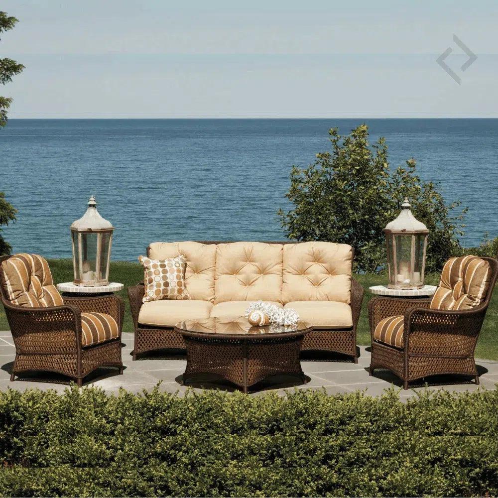 Grand Traverse Patio Deep Sofa Sunbrella Cushions - LOOMLAN - Lloyd Flanders - Outdoor Sofas &amp; Loveseats