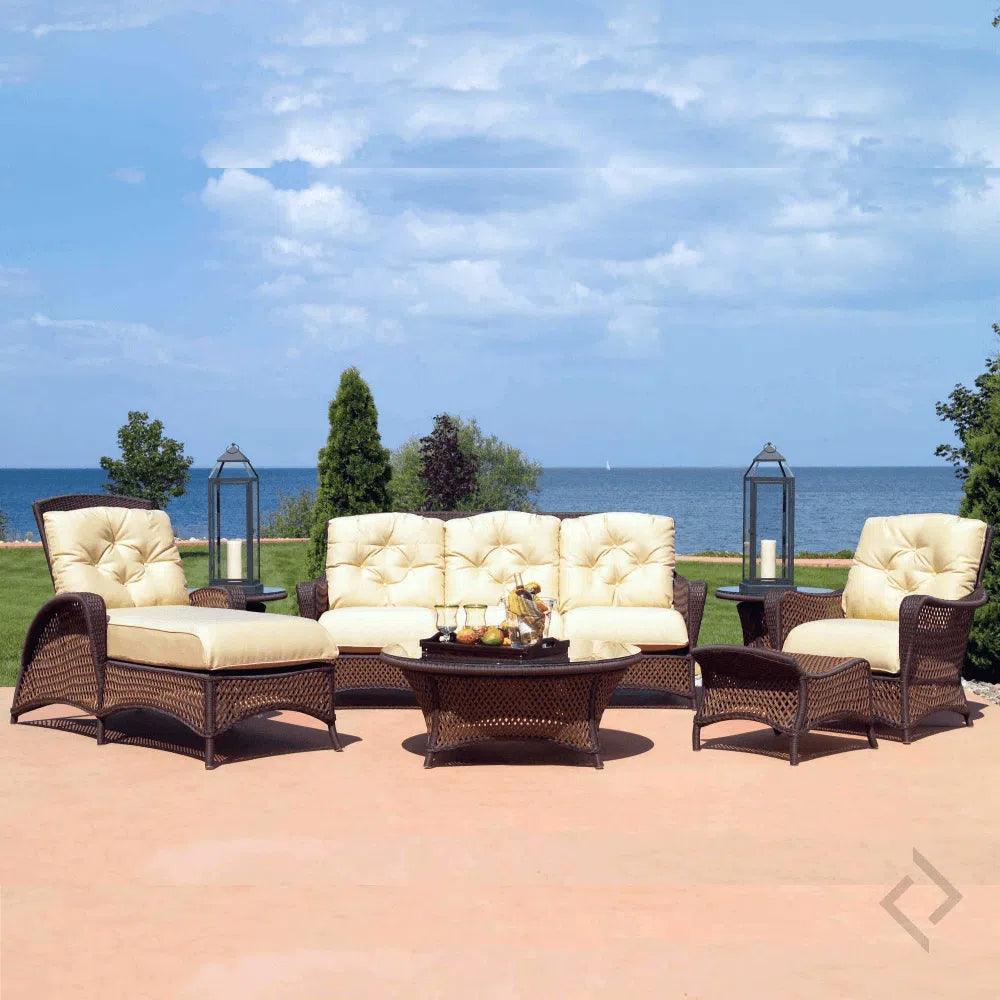 Grand Traverse Patio Deep Sofa Sunbrella Cushions - LOOMLAN - Lloyd Flanders - Outdoor Sofas &amp; Loveseats