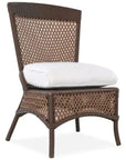 Lloyd Flanders Grand Traverse Patio Dining Chair Sunbrella Cushions