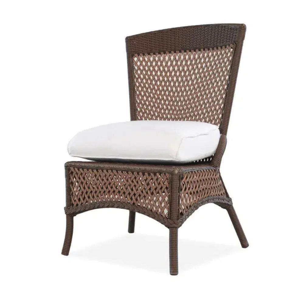 Lloyd Flanders Grand Traverse Patio Dining Chair Sunbrella Cushions