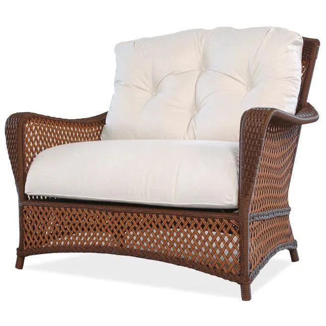 Grand Traverse Patio Lounge Chair & A Half Sunbrella - LOOMLAN - Lloyd Flanders - Outdoor Lounge Chairs