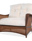 Grand Traverse Patio Lounge Chair & A Half Sunbrella - LOOMLAN - Lloyd Flanders - Outdoor Lounge Chairs