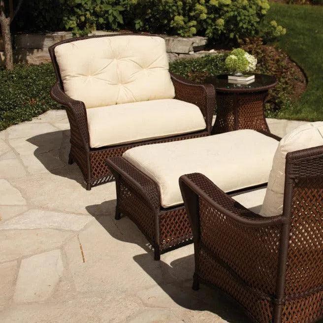 Grand Traverse Patio Lounge Chair & A Half Sunbrella - LOOMLAN - Lloyd Flanders - Outdoor Lounge Chairs