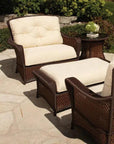 Grand Traverse Patio Lounge Chair & A Half Sunbrella - LOOMLAN - Lloyd Flanders - Outdoor Lounge Chairs