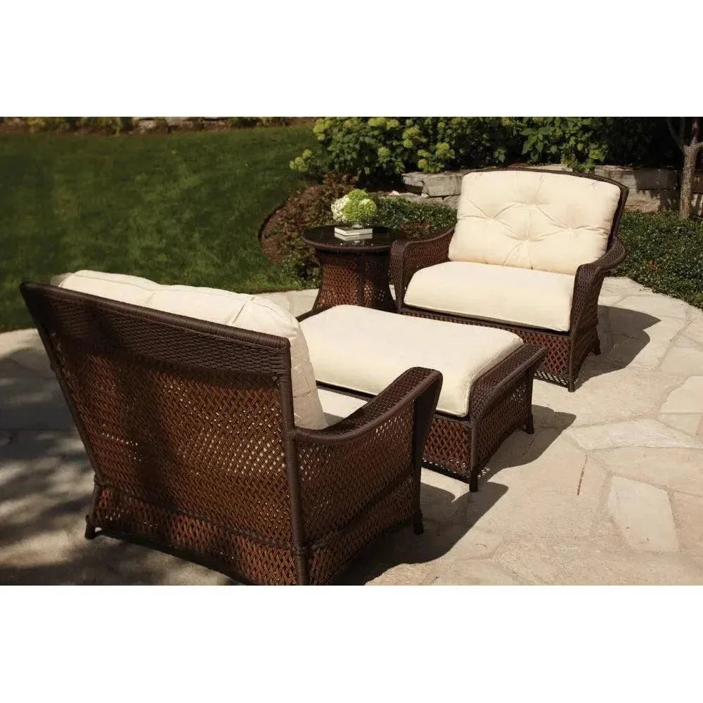 Grand Traverse Patio Lounge Chair & A Half Sunbrella - LOOMLAN - Lloyd Flanders - Outdoor Lounge Chairs