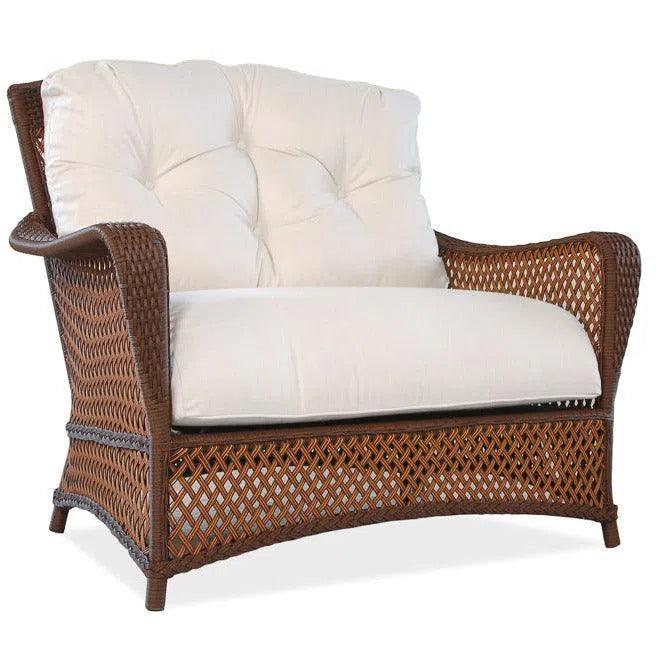 Grand Traverse Patio Lounge Chair & A Half Sunbrella - LOOMLAN - Lloyd Flanders - Outdoor Lounge Chairs