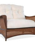 Grand Traverse Patio Lounge Chair & A Half Sunbrella - LOOMLAN - Lloyd Flanders - Outdoor Lounge Chairs