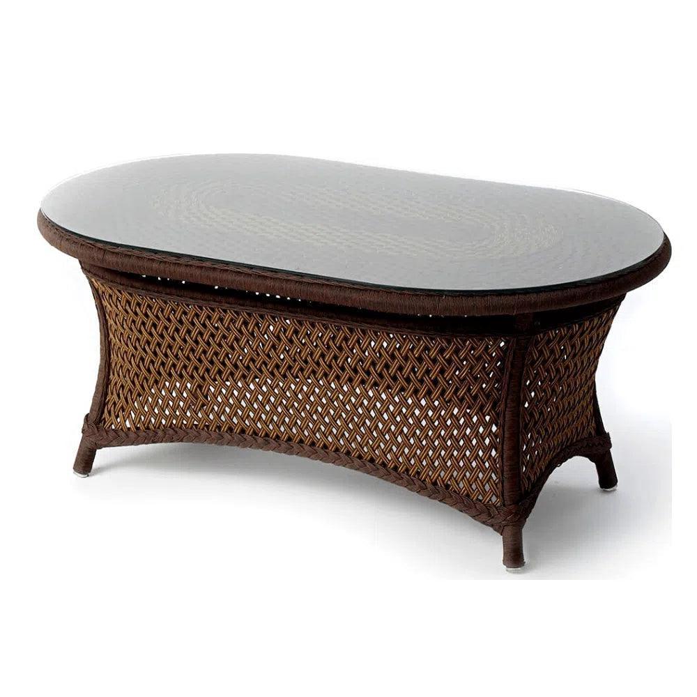 Lloyd Flanders Grand Traverse Patio Loveseat Glider Set Tables