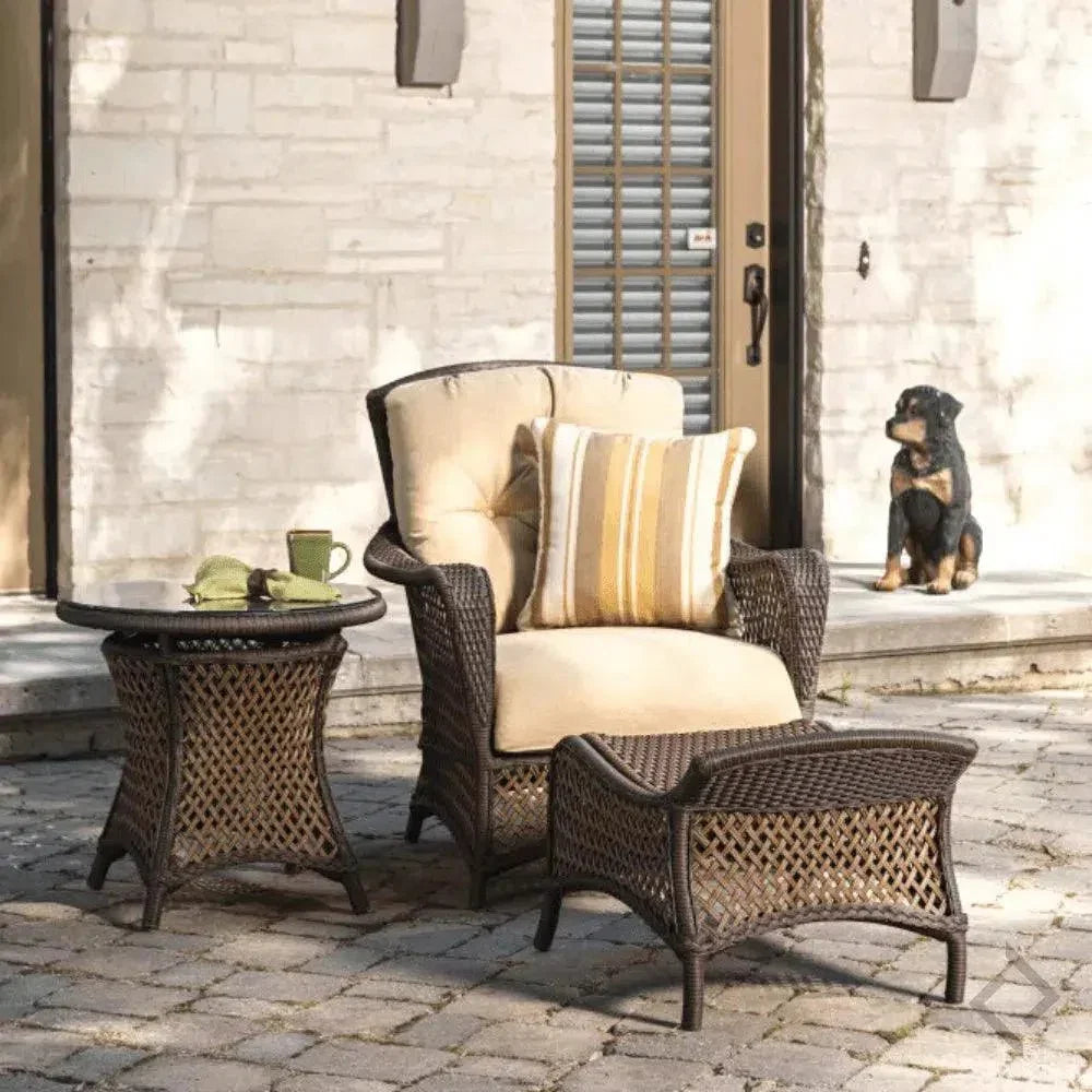 Lloyd Flanders Grand Traverse Patio Ottoman Outdoor Furniture