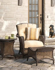 Lloyd Flanders Grand Traverse Patio Ottoman Outdoor Furniture