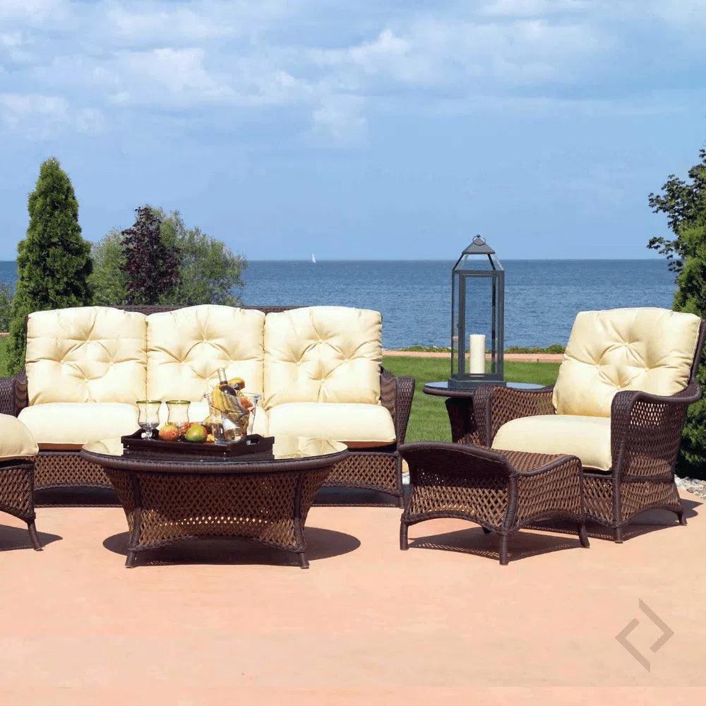 Lloyd Flanders Grand Traverse Patio Ottoman Outdoor Furniture