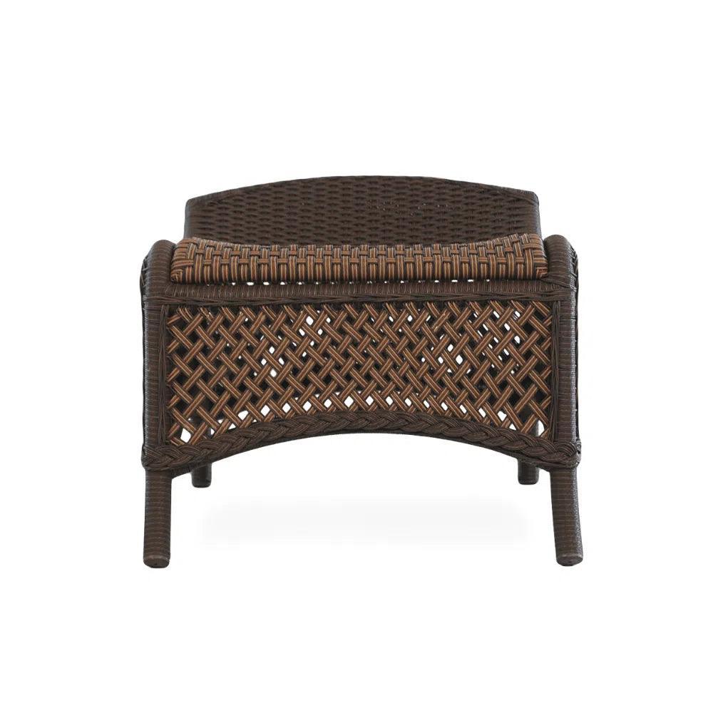 Lloyd Flanders Grand Traverse Patio Ottoman Outdoor Furniture