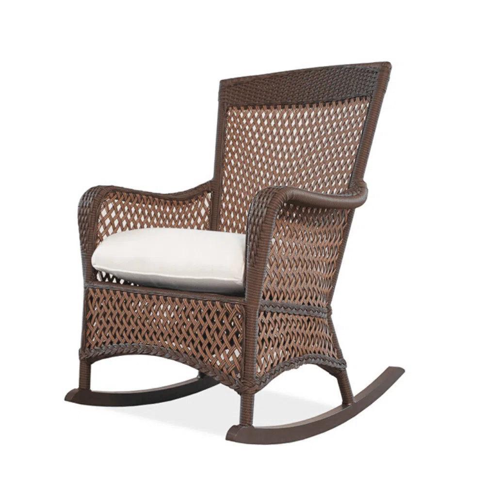 Lloyd Flanders Grand Traverse Porch Rocker Sunbrella Cushions