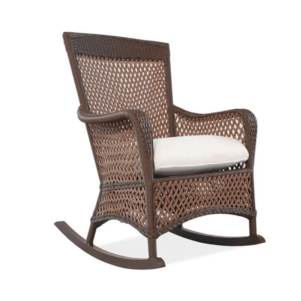Lloyd Flanders Grand Traverse Porch Rocker Sunbrella Cushions