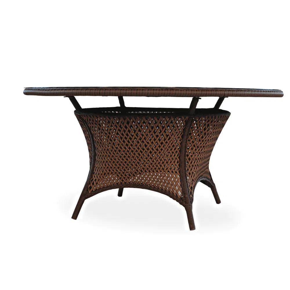 Lloyd Flanders Grand Traverse 48" Round Umbrella Dining Table