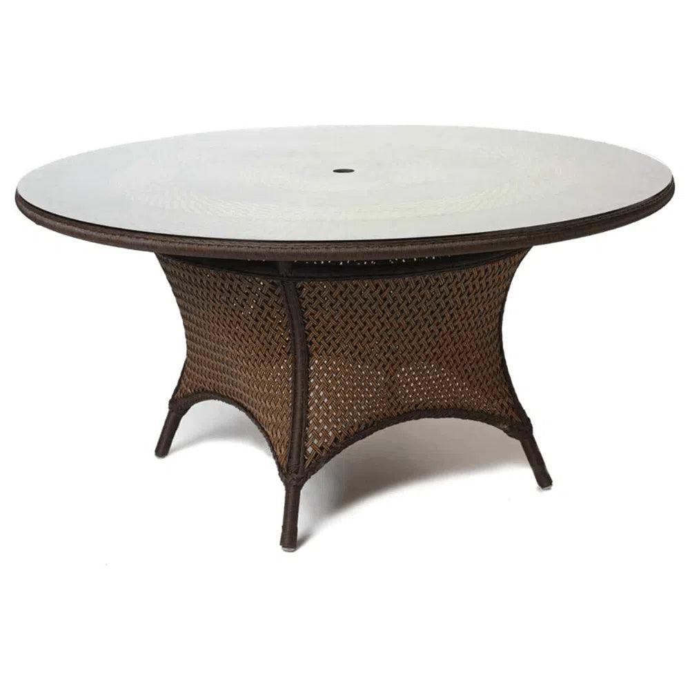Lloyd Flanders Grand Traverse 48" Round Umbrella Dining Table