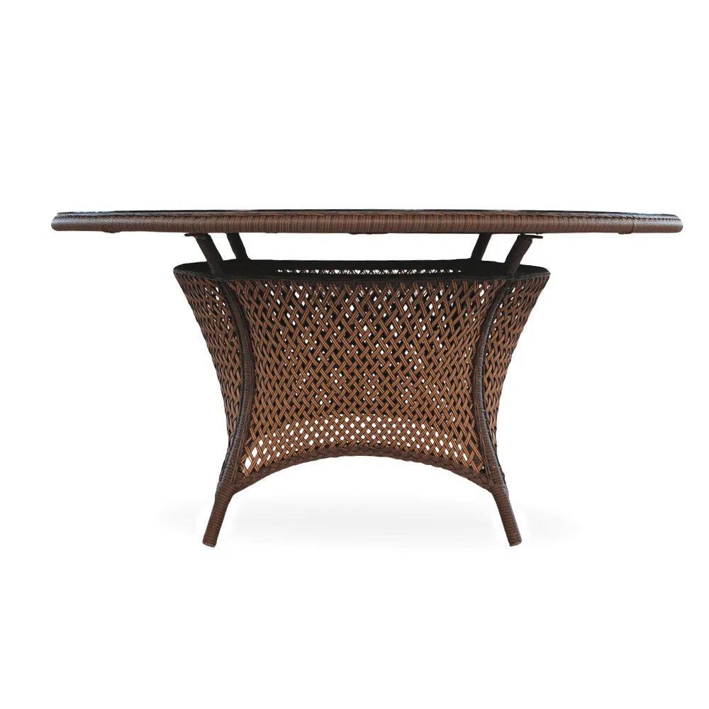 Lloyd Flanders Grand Traverse 48" Round Umbrella Dining Table