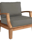 HiTeak Grande 4PC Outdoor Patio Deep Set Sunbrella Cushion