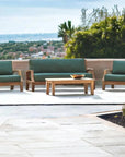 Grande Teak Club Chair Sunbrella Cushion - LOOMLAN - HiTeak - Outdoor Accent Chairs