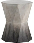 Grey Concrete Prism End Table For Indoor/Outdoor Use - LOOMLAN - SUNPAN - Outdoor Side Tables