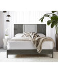 Grey Concrete Prism End Table For Indoor/Outdoor Use - LOOMLAN - SUNPAN - Outdoor Side Tables