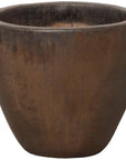 Emissary Gunmetal Ceramic Round Pot
