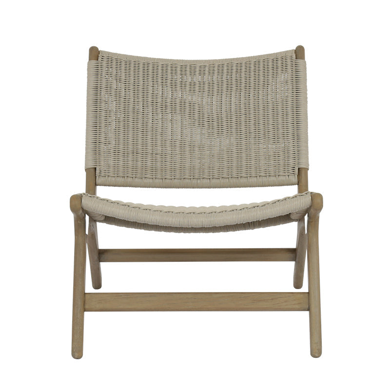 Coastal Teak Outdoor Accent Chair