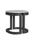 Malibu Aluminum Framed Outdoor End Table