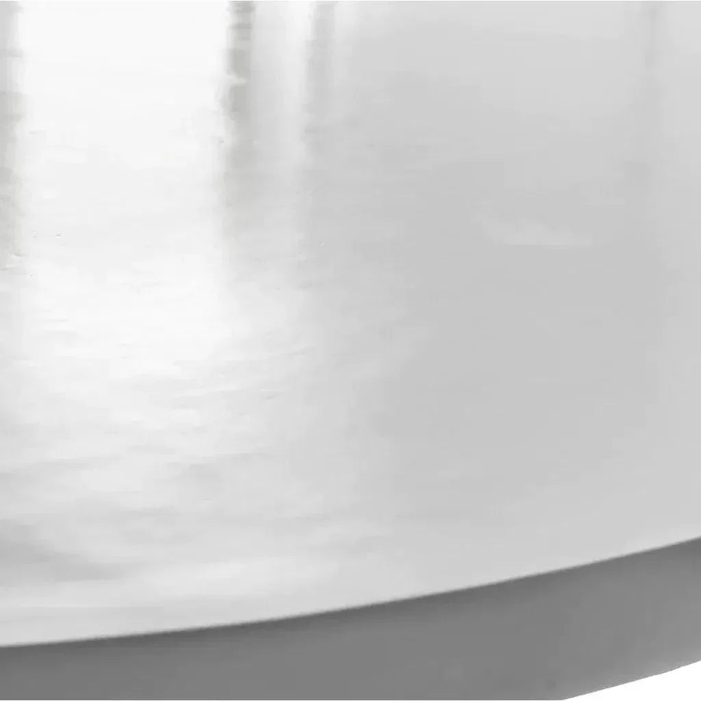 Halo Indoor - Outdoor 60&#39;&#39; Round Dining Table White - LOOMLAN - Artesia - Outdoor Dining Tables