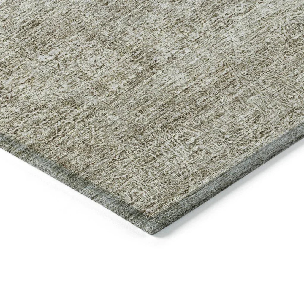 LOOMLAN Rugs Halora Ivory Washable Indoor-Outdoor Rug