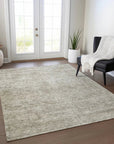 LOOMLAN Rugs Halora Ivory Washable Indoor-Outdoor Rug