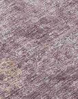 LOOMLAN Rugs Halora Purple Washable Indoor-Outdoor Rug