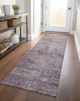 LOOMLAN Rugs Halora Purple Washable Indoor-Outdoor Rug
