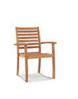 Hamilton Teak Patio Square Dining Set 7PC - LOOMLAN - HiTeak - Outdoor Dining Sets