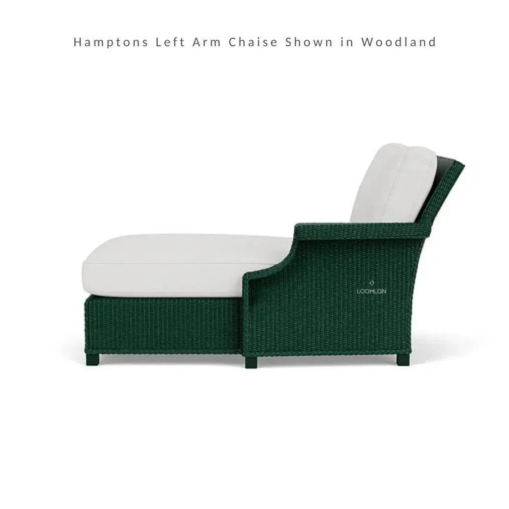 Hamptons Left Chaise Unit Outdoor Patio Furniture - LOOMLAN - Lloyd Flanders - Outdoor Modulars