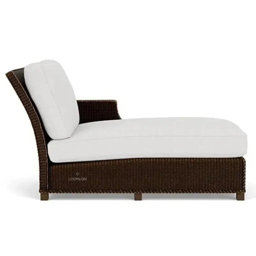 Hamptons Left Chaise Unit Outdoor Patio Furniture - LOOMLAN - Lloyd Flanders - Outdoor Modulars