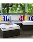 Hamptons Left Chaise Unit Outdoor Patio Furniture - LOOMLAN - Lloyd Flanders - Outdoor Modulars