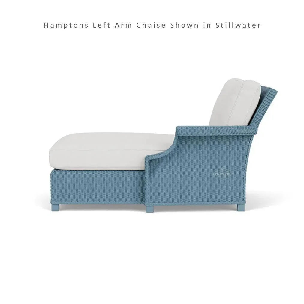 Hamptons Left Chaise Unit Outdoor Patio Furniture - LOOMLAN - Lloyd Flanders - Outdoor Modulars