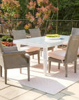 Hamptons Outdoor Furniture Wicker Dining Chair - LOOMLAN - Lloyd Flanders - Outdoor Dining Chairs