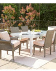 Hamptons Outdoor Furniture Wicker Dining Chair - LOOMLAN - Lloyd Flanders - Outdoor Dining Chairs