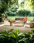 Hamptons Outdoor Furniture Wicker Lounge Chair - LOOMLAN - Lloyd Flanders - Outdoor Lounge Chairs