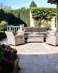 Hamptons Outdoor Furniture Wicker Lounge Chair - LOOMLAN - Lloyd Flanders - Outdoor Lounge Chairs